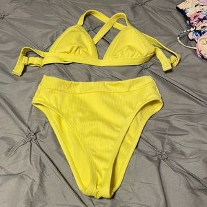 Yellow bikini